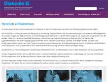 Tablet Screenshot of diakonie-hef-rof.de